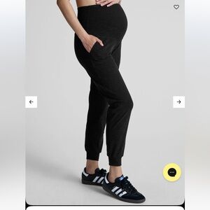 Beyond Yoga Beyond the Bump Spacedye Maternity MIDI Joggers Sz M